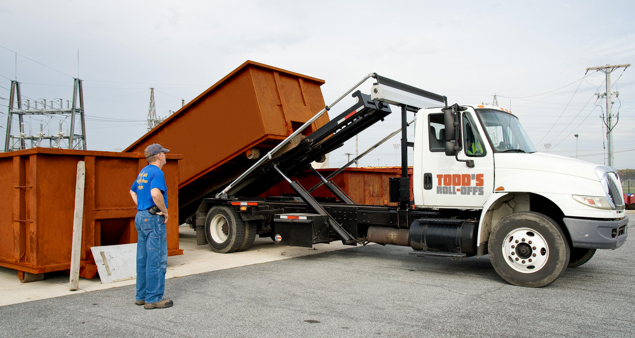 Delivering the Roll-Off Dumpster